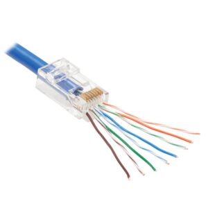 Alternative view of Tripp Lite N232-050-UTP conector RJ45 Transparente