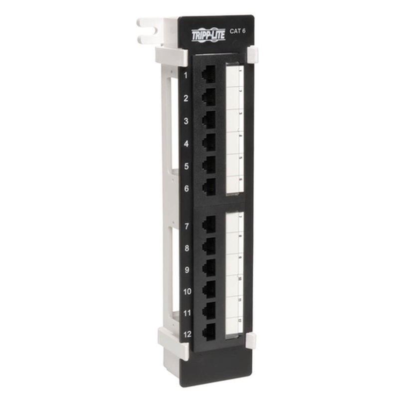 Tripp Lite N250-012 Panel de Conexiones 110 Vertical Para Instalación en Pared de 12 Puertos Cat5 / Cat6 Tripp Lite N250-012 Panel de Conexiones 110 Vertical Para Instalación en Pared de 12 Puertos Cat5 / Cat6