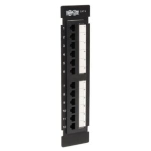 Tripp Lite N250-012 Panel de Conexiones 110 Vertical Para Instalación en Pared de 12 Puertos Cat5 / Cat6 Tripp Lite N250-012 Panel de Conexiones 110 Vertical Para Instalación en Pared de 12 Puertos Cat5 / Cat6