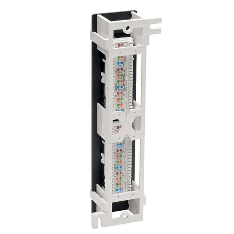 Tripp Lite N250-P12 Panel de Conexiones Cat6 de 12 Puertos para Instalación en Pared - Cumple con PoE+, 110 / Krone, 568A/B, RJ45 Ethernet Tripp Lite N250-P12 Panel de Conexiones Cat6 de 12 Puertos para Instalación en Pared - Cumple con PoE+, 110 / Krone, 568A/B, RJ45 Ethernet - Imagen 2