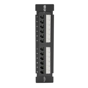 Tripp Lite N250-P12 Panel de Conexiones Cat6 de 12 Puertos para Instalación en Pared - Cumple con PoE+, 110 / Krone, 568A/B, RJ45 Ethernet Tripp Lite N250-P12 Panel de Conexiones Cat6 de 12 Puertos para Instalación en Pared - Cumple con PoE+, 110 / Krone, 568A/B, RJ45 Ethernet