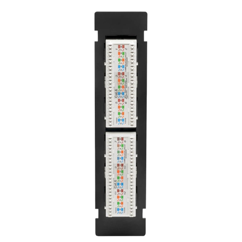Tripp Lite N250-P12 Panel de Conexiones Cat6 de 12 Puertos para Instalación en Pared - Cumple con PoE+, 110 / Krone, 568A/B, RJ45 Ethernet Tripp Lite N250-P12 Panel de Conexiones Cat6 de 12 Puertos para Instalación en Pared - Cumple con PoE+, 110 / Krone, 568A/B, RJ45 Ethernet - Imagen 4