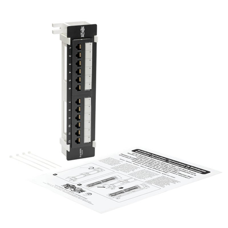 Tripp Lite N250-P12 Panel de Conexiones Cat6 de 12 Puertos para Instalación en Pared - Cumple con PoE+, 110 / Krone, 568A/B, RJ45 Ethernet Tripp Lite N250-P12 Panel de Conexiones Cat6 de 12 Puertos para Instalación en Pared - Cumple con PoE+, 110 / Krone, 568A/B, RJ45 Ethernet - Imagen 5