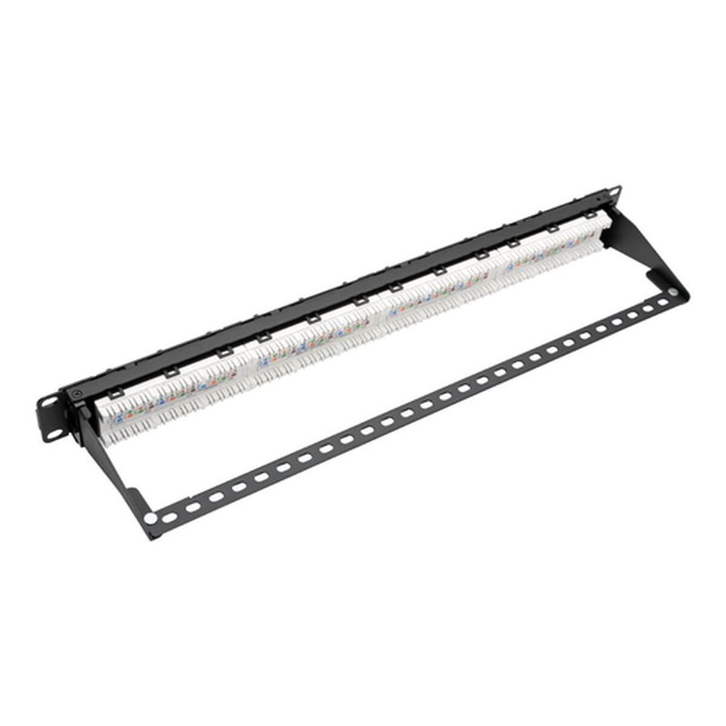 Tripp Lite N252-024-6A Panel de Conexiones de 24 Puertos Cat6a / Cat6 / Cat5e de 1U para Instalación en Rack con Barra para Administración de Cable, Herramienta de Compresión 110, RJ45 - Imagen 5