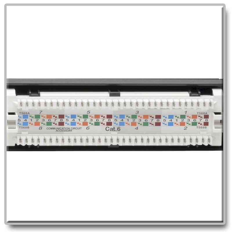 Tripp Lite N252-P24 Panel de Conexiones Cat6 de 24 Puertos – Cumple con PoE+, 110 / Krone, 568A/B, RJ45 Ethernet, Instalación en 1U de Rack Tripp Lite N252-P24 Panel de Conexiones Cat6 de 24 Puertos – Cumple con PoE+, 110 / Krone, 568A/B, RJ45 Ethernet, Instalación en 1U de Rack - Imagen 2