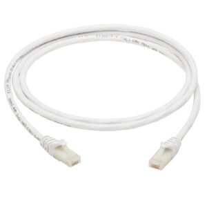 Tripp Lite N261AB-005-WH Cable Ethernet UTP Antibacteriano Snagless Certificado Cat6a 10G (RJ45 M/M), Blanco, 1.52 m [5 pies]
