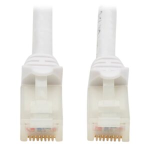 Tripp Lite N261AB-010-WH Cable Ethernet UTP Antibacteriano Snagless Certificado Cat6a 10G (RJ45 M/M), Blanco, 3.05 m [10 pies]