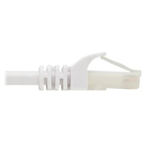 Tripp Lite N261AB-010-WH Cable Ethernet UTP Antibacteriano Snagless Certificado Cat6a 10G (RJ45 M/M), Blanco, 3.05 m [10 pies]