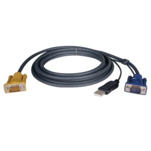 Tripp Lite P776-019 Juego de Cables PS/2 (2 en 1) para KVM NetDirector serie B020 y serie KVM B022, 5.79 m [19 pies]