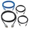 Tripp Lite P785-HKIT10 cable para video, teclado y ratón (kvm) Negro, Azul, Gris 3 m