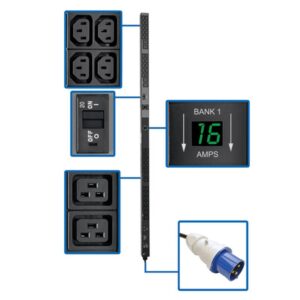 Tripp Lite PDUMV32HV unidad de distribución de energía (PDU) 48 salidas AC 0U Negro