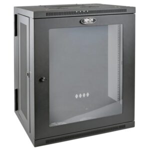 Tripp Lite SRW15USG Gabinete Smartrack 15U de Bajo Perfil Y Profundidad de Interruptor para Instalacion en Pared, con Ventana de Acrilico Transparente Y Parte Posterior con Bisagras