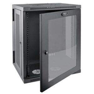 Tripp Lite SRW15USG Gabinete Smartrack 15U de Bajo Perfil Y Profundidad de Interruptor para Instalacion en Pared, con Ventana de Acrilico Transparente Y Parte Posterior con Bisagras