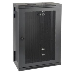 Tripp Lite SRW18US13 Gabinete Smartrack 18U para Instalación en Pared de Bajo Perfil con Ajuste de Profundidad del Panel de Conexiones y Parte Posterior Abisagrada