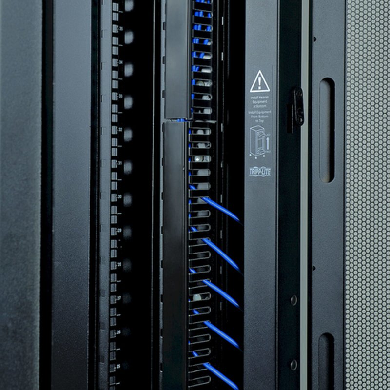 Tripp Lite SRX47UBDPWDEXP armario rack 47U Rack o bastidor independiente Negro - Imagen 7