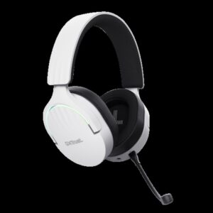 Trust GXT 491W FAYZO Auriculares Inalámbrico y alámbrico Diadema Juego USB Tipo C Bluetooth Negro, Blanco