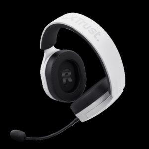 Trust GXT 491W FAYZO Auriculares Inalámbrico y alámbrico Diadema Juego USB Tipo C Bluetooth Negro, Blanco