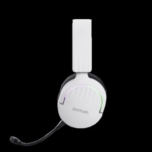 Trust GXT 491W FAYZO Auriculares Inalámbrico y alámbrico Diadema Juego USB Tipo C Bluetooth Negro, Blanco