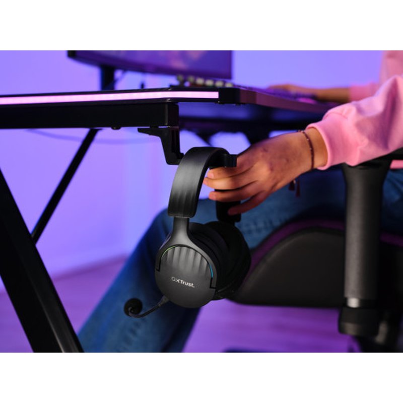 Trust GXT 491 Fayzo Auriculares Inalámbrico y alámbrico Diadema Juego USB Tipo C Bluetooth Negro - Imagen 10