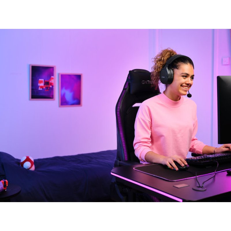 Trust GXT 491 Fayzo Auriculares Inalámbrico y alámbrico Diadema Juego USB Tipo C Bluetooth Negro - Imagen 12