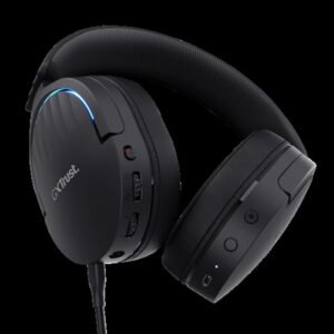 Trust GXT 491 Fayzo Auriculares Inalámbrico y alámbrico Diadema Juego USB Tipo C Bluetooth Negro