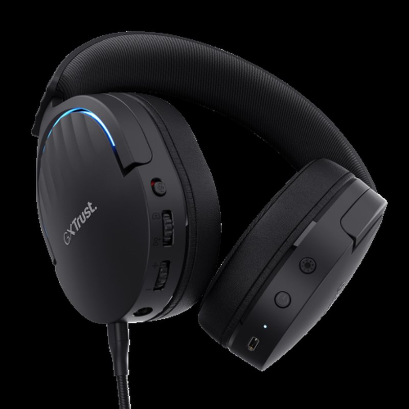 Trust GXT 491 Fayzo Auriculares Inalámbrico y alámbrico Diadema Juego USB Tipo C Bluetooth Negro - Imagen 4