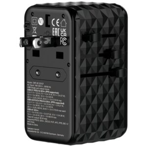 Verbatim CNT-02 Universal Negro Corriente alterna Carga rápida Interior