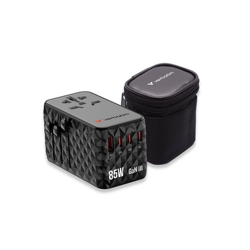 Verbatim CNT-02 Universal Negro Corriente alterna Carga rápida Interior - Imagen 9