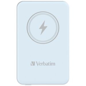 Verbatim Charge 'n' Go Polímero de litio 5000 mAh Cargador inalámbrico Azul Verbatim Charge 'n' Go Polímero de litio 5000 mAh Cargador inalámbrico Azul