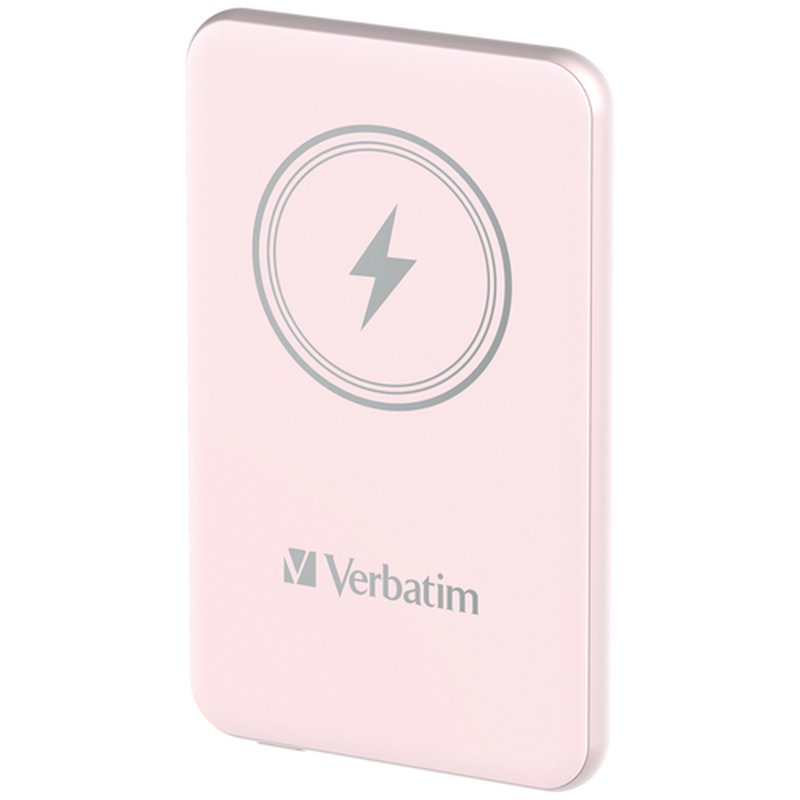 Verbatim Charge 'n' Go Polímero de litio 5000 mAh Cargador inalámbrico Rosa