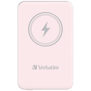 Verbatim Charge 'n' Go Polímero de litio 5000 mAh Cargador inalámbrico Rosa
