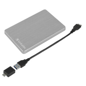Verbatim Disco duro portátil Store 'n' Go ALU Slim 1 TB Plata
