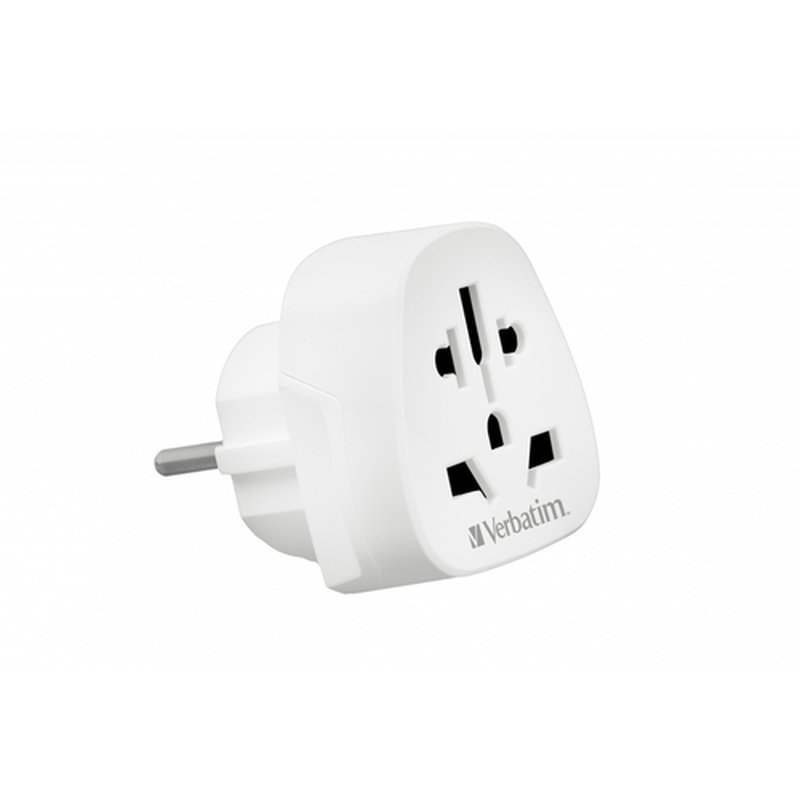 Verbatim WTEU-02 adaptador de enchufe eléctrico Tipo F Universal Blanco Verbatim WTEU-02 adaptador de enchufe eléctrico Tipo F Universal Blanco