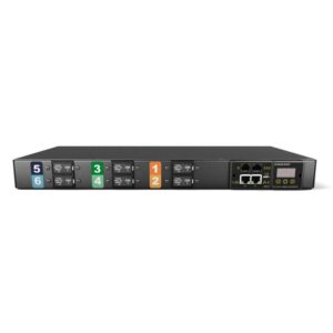Vertiv Geist GI30074L unidad de distribución de energía (PDU) 6 salidas AC 1U Negro
