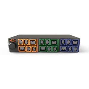 Vertiv Geist GI30107L unidad de distribución de energía (PDU) 18 salidas AC 2U Negro, Azul, Verde, Naranja