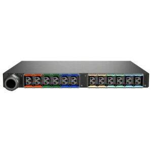 Alternative view of Vertiv Geist MGR3E1R6-12CF13-3PS56B2H10-S unidad de distribución de energía (PDU) 12 salidas AC 0U Negro