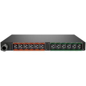 Alternative view of Vertiv Geist MGU3E1R6-12CF13-3PS6B2H10-S unidad de distribución de energía (PDU) 12 salidas AC 0U Negro