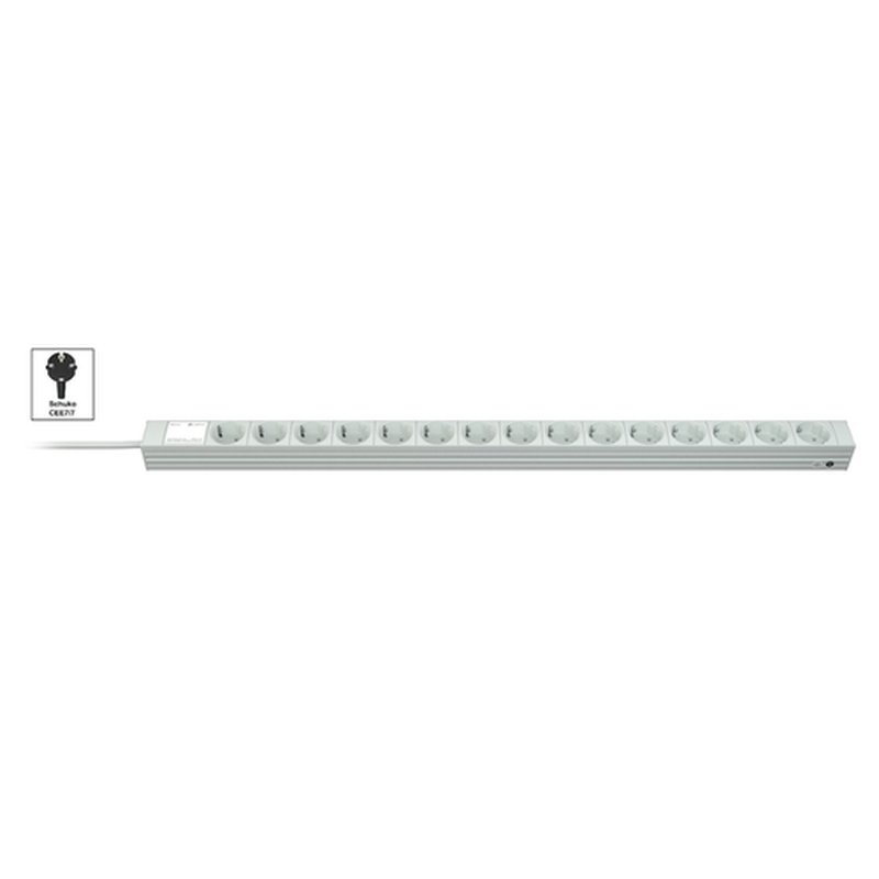 Vertiv Knürr PDU DI-STRIP, básica, 0U/1U, entrada Schuko de 230 V y 16 A, salidas (15) Schuko Vertiv Knürr PDU DI-STRIP, básica, 0U/1U, entrada Schuko de 230 V y 16 A, salidas (15) Schuko