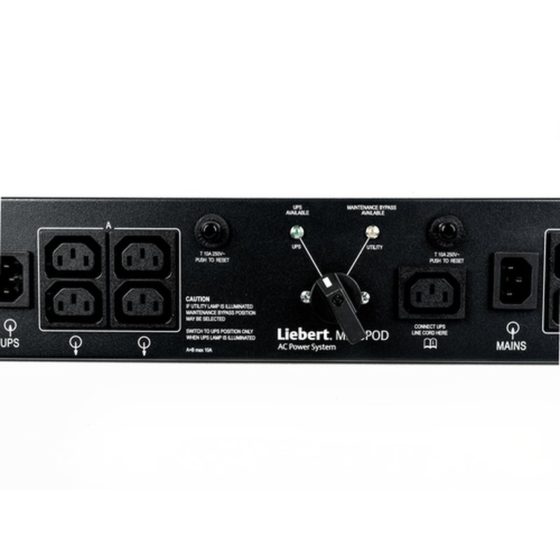 Vertiv Liebert MP2-210K unidad de distribución de energía (PDU) 4 salidas AC 2U Negro Vertiv Liebert MP2-210K unidad de distribución de energía (PDU) 4 salidas AC 2U Negro - Imagen 2