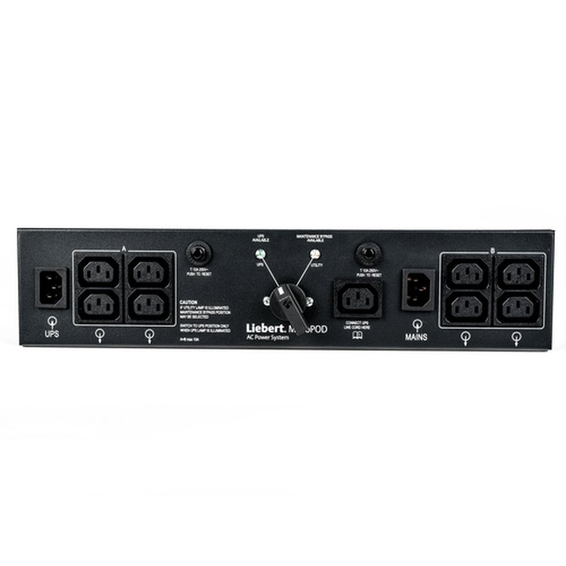 Vertiv Liebert MP2-210K unidad de distribución de energía (PDU) 4 salidas AC 2U Negro Vertiv Liebert MP2-210K unidad de distribución de energía (PDU) 4 salidas AC 2U Negro - Imagen 3