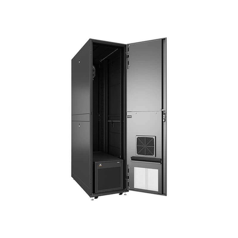 Vertiv Microcentro de datos integrado VRC-S con refrigeración autónoma de 3,5 kW, PDU para rack gestionada y monitorización