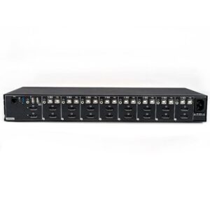 Alternative view of Vertiv SC985DPH-400 interruptor KVM Montaje en rack Negro