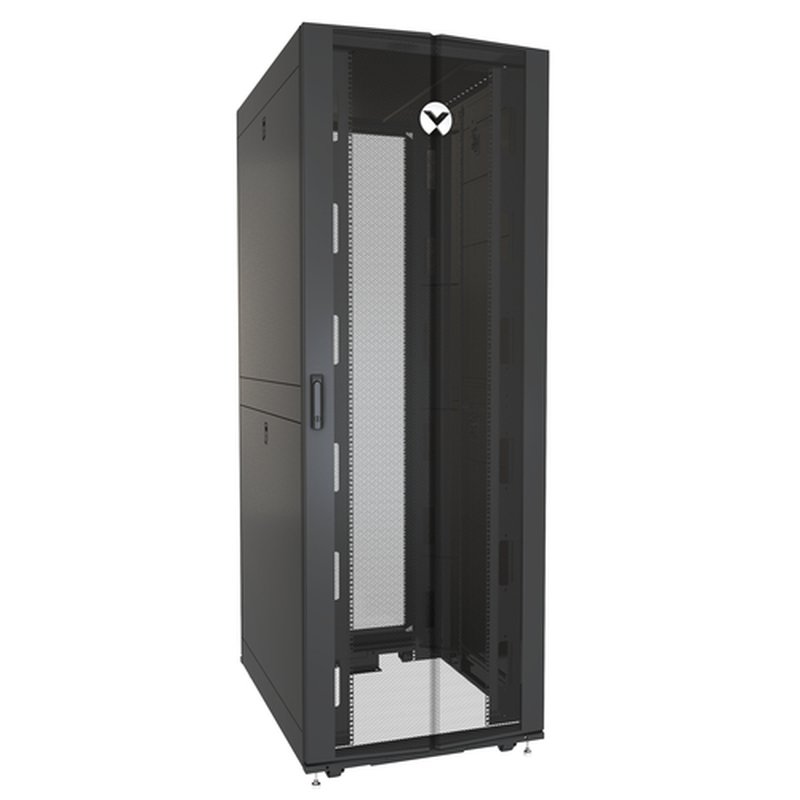 Vertiv VR3157 armario rack 48U Rack o bastidor independiente Negro, Transparente