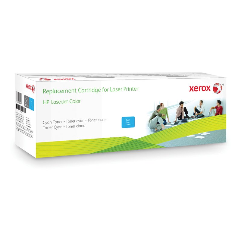 Xerox Cartucho de tóner cian. Equivalente a HP CF541A. Compatible con HP LaserJet Pro M254, LaserJet Pro M281, LaserJet MFP M280