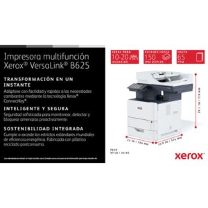 Xerox VersaLink B625V_DN impresora multifunción Laser A4 1200 x 1200 DPI 65 ppm Xerox VersaLink B625V_DN impresora multifunción Laser A4 1200 x 1200 DPI 65 ppm
