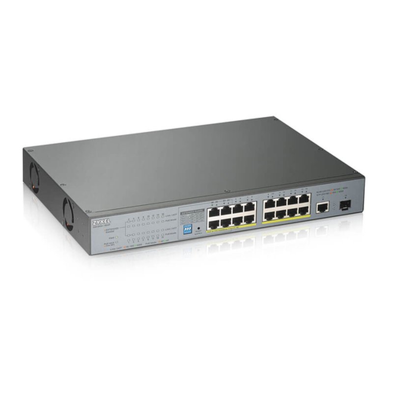 Zyxel GS1300-18HP-EU0101F switch No administrado Gigabit Ethernet (10/100/1000) Energía sobre Ethernet (PoE) Gris - Imagen 4