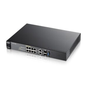 Zyxel GS2210-8HP Gestionado L2 Gigabit Ethernet (10/100/1000) Energía sobre Ethernet (PoE) Negro