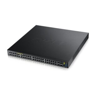 Zyxel GS3700-48HP Gestionado L2+ Gigabit Ethernet (10/100/1000) Energía sobre Ethernet (PoE) Negro
