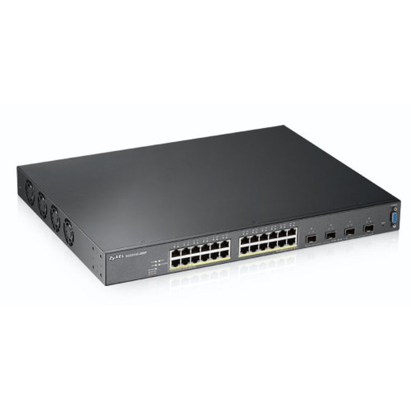 Zyxel XGS2210-28HP Gestionado L2 Gigabit Ethernet (10/100/1000) Energía sobre Ethernet (PoE) 1U Negro - Imagen 2