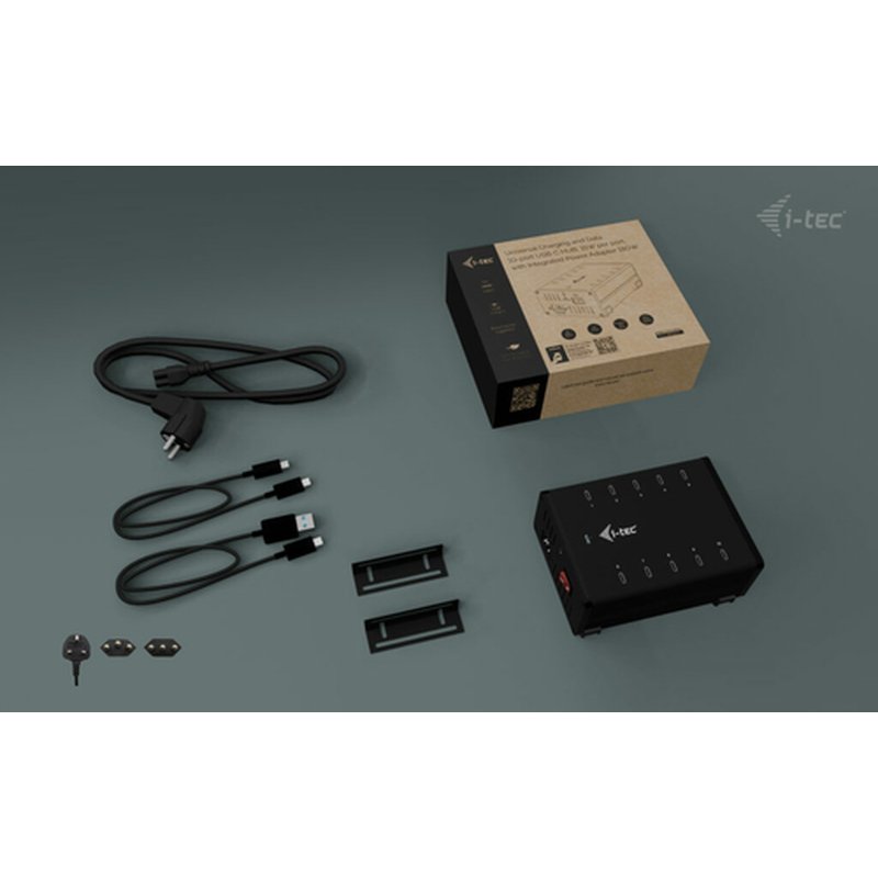 i-tec USB-C/USB-A Metal Charging + data HUB, 15W per port, 10x USB-C i-tec USB-C/USB-A Metal Charging + data HUB, 15W per port, 10x USB-C - Imagen 11
